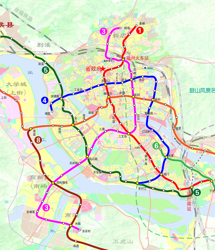 福州地铁3号线最新站点详解及概览